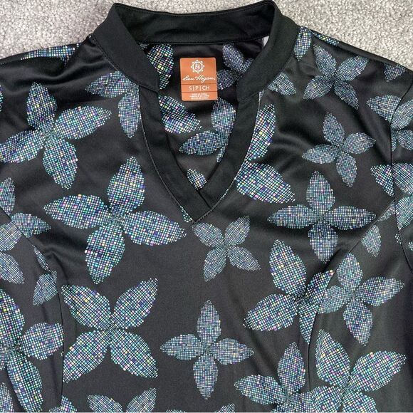 Ben Hogan Pixel Dress Women's Small Black Floral UPF 50 Golf Tennis Activewear - Picture 2 of 10